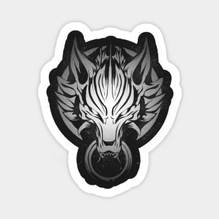 Cloudy Wolf Sticker